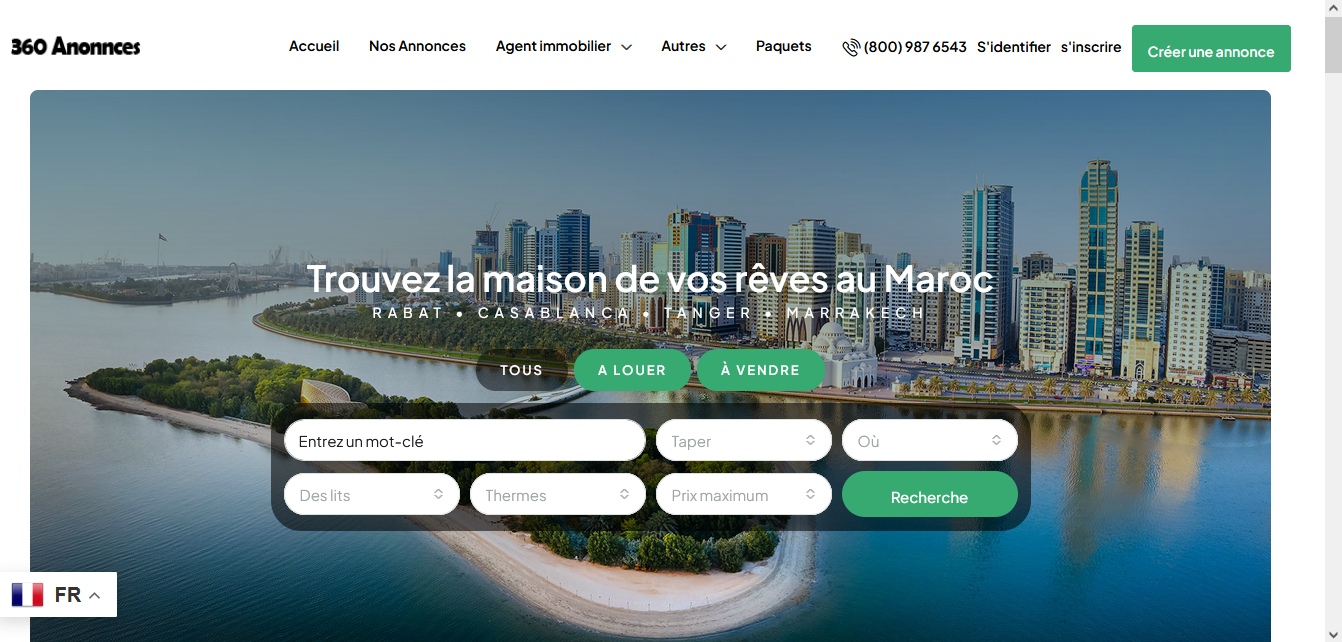 Application web 360 Annonces